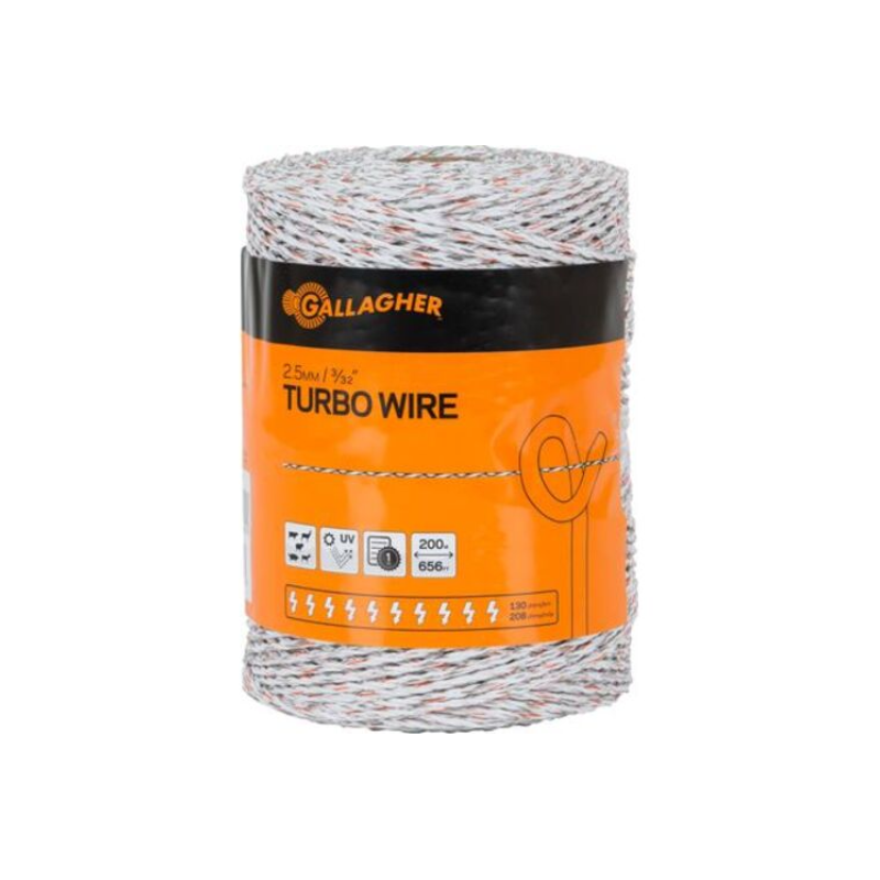 Gallagher 2.5mm Turbo Wire 9 Strand