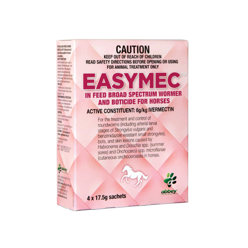 Abbey EASYMEC™ In Feed Broad Spectrum Wormer and Boticide