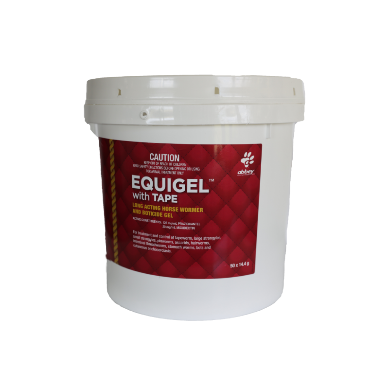 Abbey EQUIGEL™ with TAPE Long Acting Horse Wormer and Boticide Gel