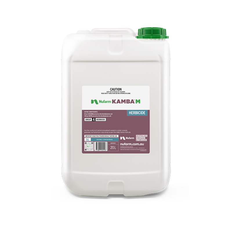 cereal herbicides Nufarm Kamba M Herbicide for Cereals – Broadleaf Control – Hills Farm Supplies
