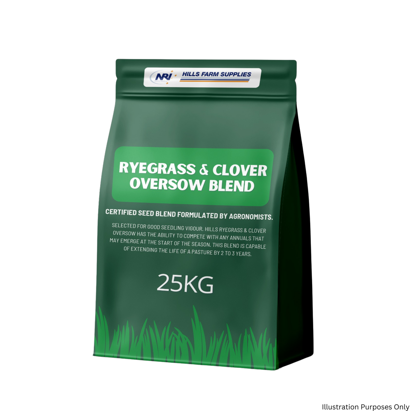 HFS Ryegrass & Clover Oversow Seed Blend