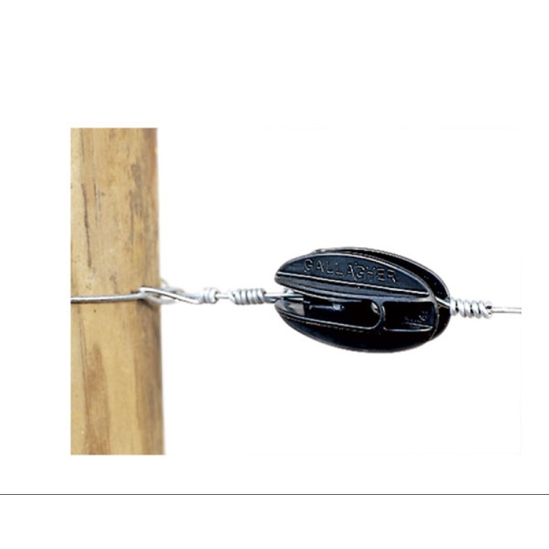 Gallagher End Low Strain Insulator Black