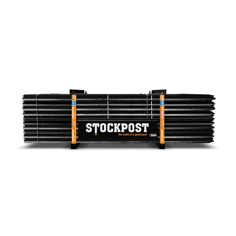 Whites Rural Stock Post Black Bituminous Dropper