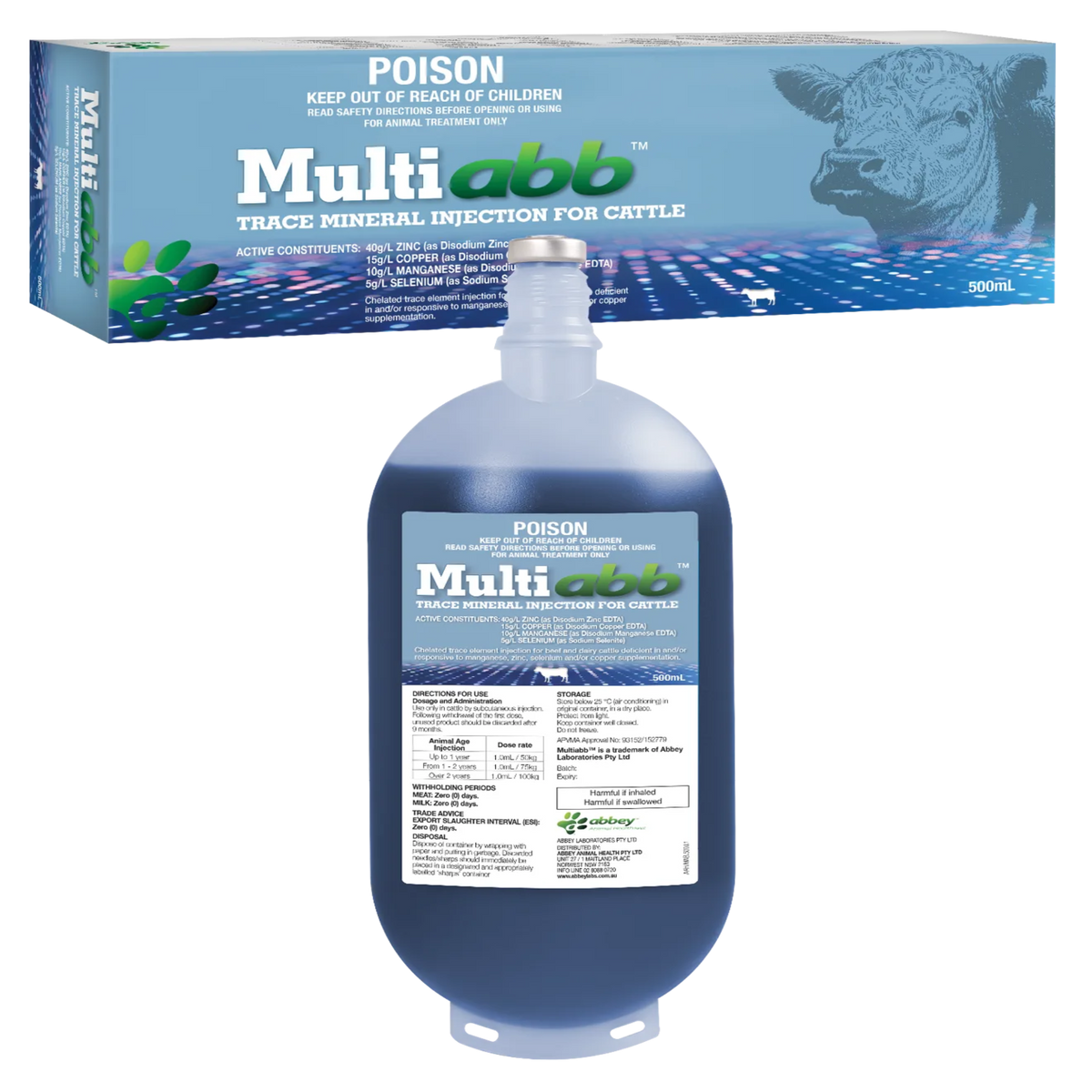 Abbey Labs Multiabb 500ml
