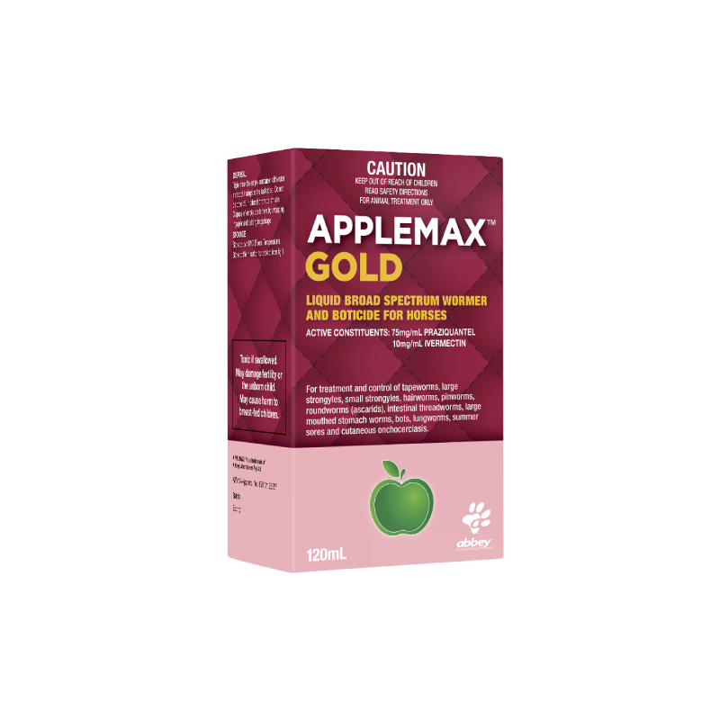 Buy ABBEY APPLEMAX GOLD Wormer for Horses – Liquid Boticide – Hills ...