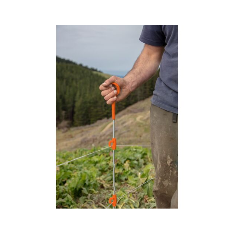 Ringpost For Routing Wire Gallagher Extra Heavy Duty Multiwire Ring Top Post 875mm – Hills Farm ...